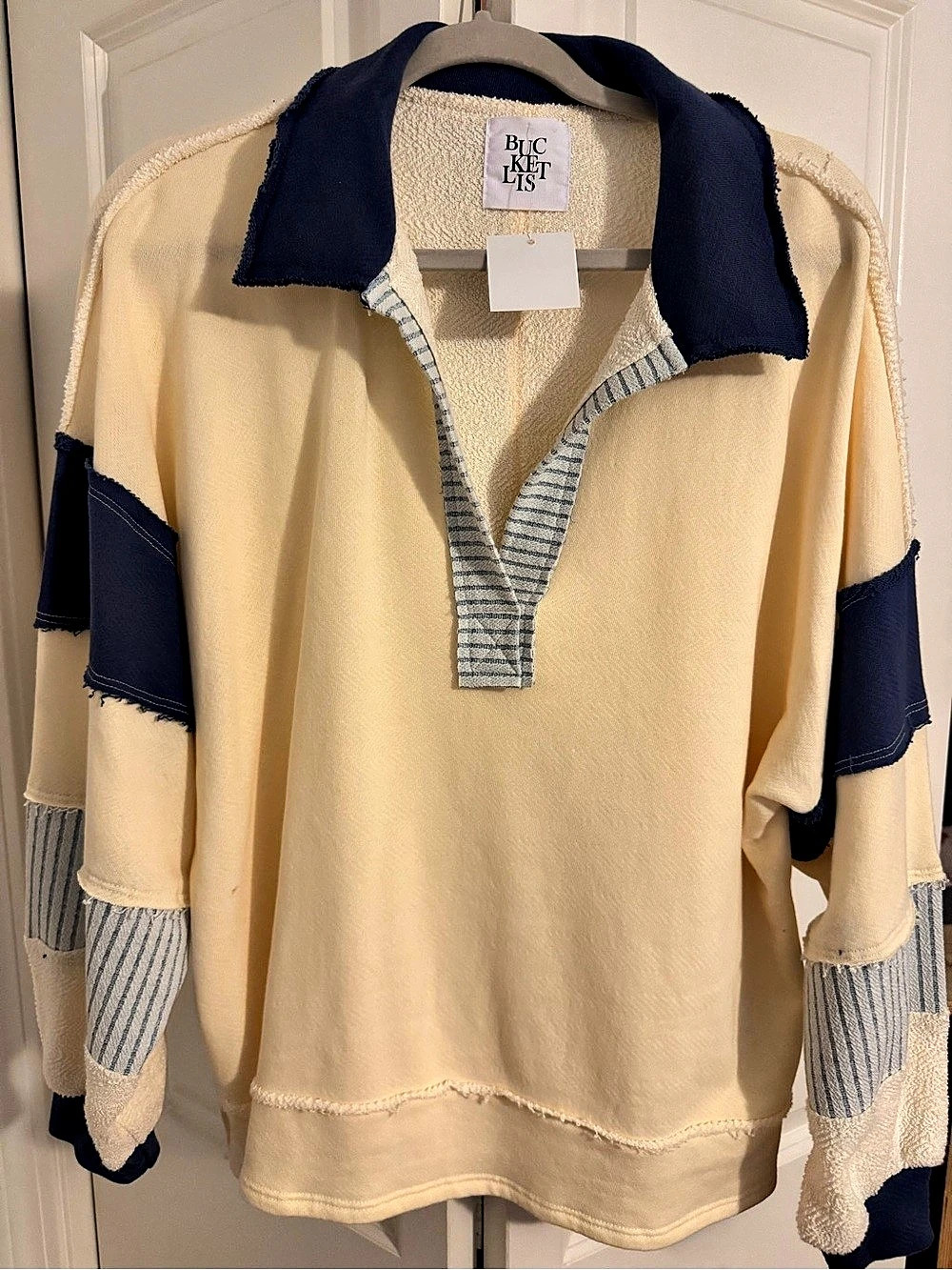 Bucketlist collared linen shirt